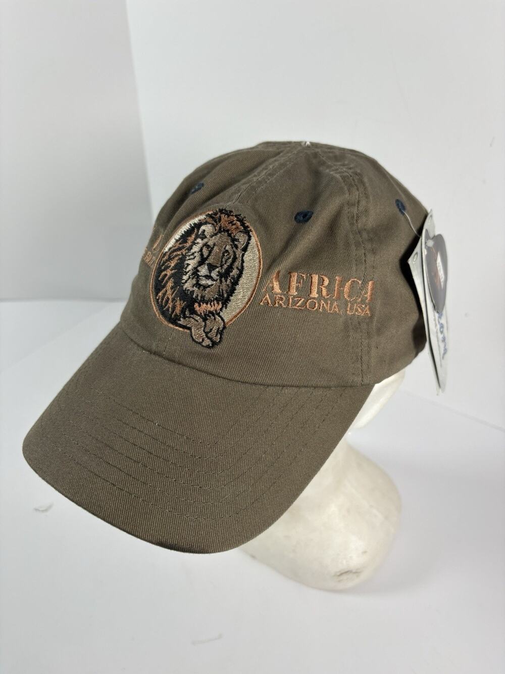 Africa Arizona USA Lion Hat Royal Headwear Hidden Tail Cap Adult NWT Safari